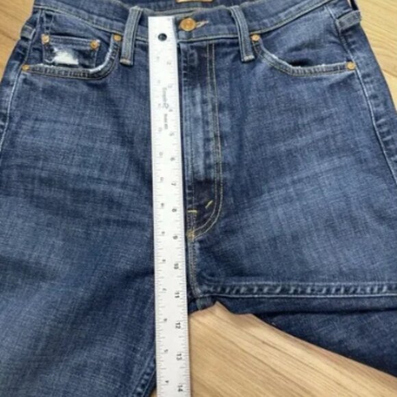 Mother High Waisted Looker Ankle Fray Jeans In Wicked Wildflower size 26 USA - Picture 5 of 7